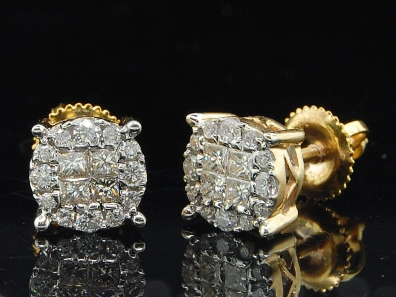 925 VVS Earring Round